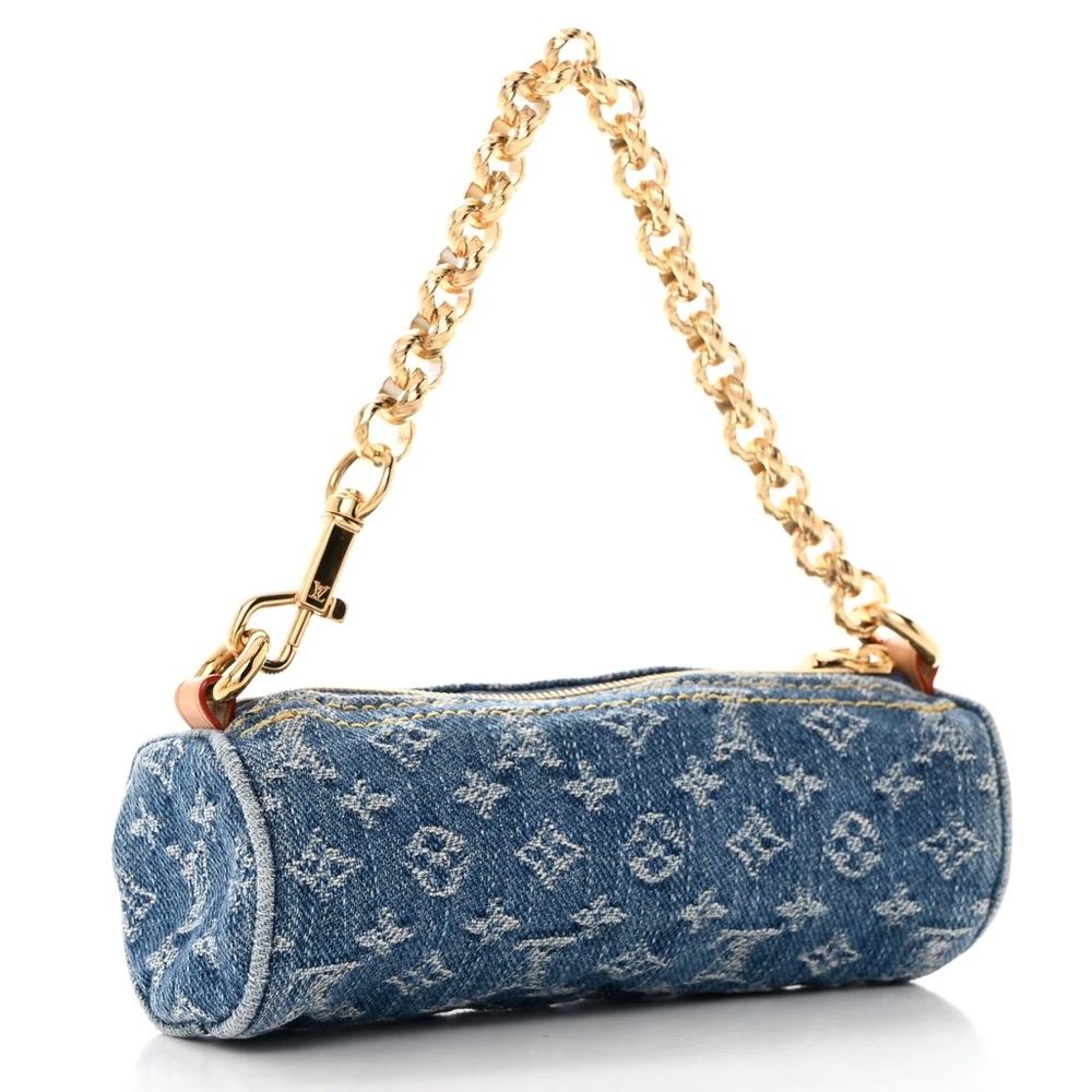 Auth LV Mini • Louis Vuitton Denim Papillon Limited Edition AUTHENTIC Blossom - Picture 2 of 6